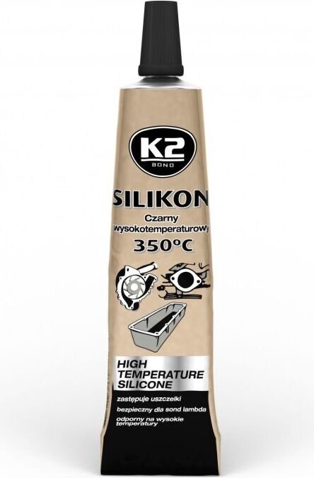 K2 Heat-resistant silicone +350°C 21 g Black
