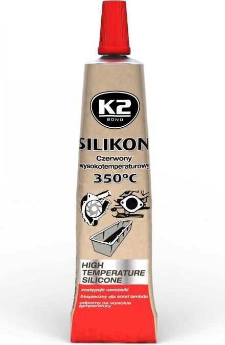 K2 Heat-resistant silicone +350°C 21 g Red