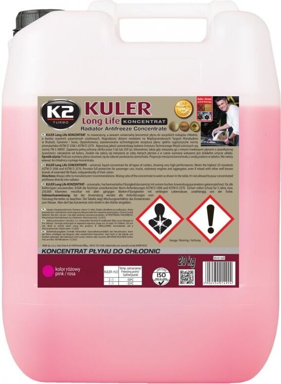 K2 KULER - Coolant concentrate 20 kg 粉色