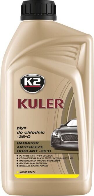 K2 KULER - Ready-to-use coolant -35°C 1 l 黄色