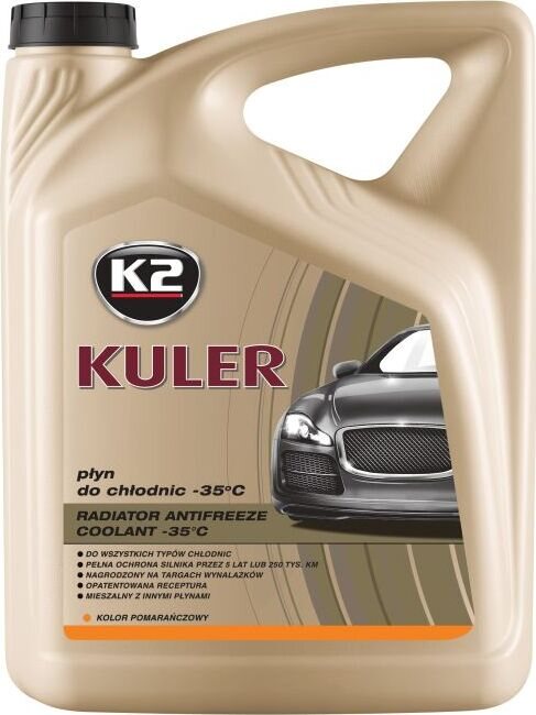 K2 KULER - Ready-to-use coolant -35°C 5 l Oranssi