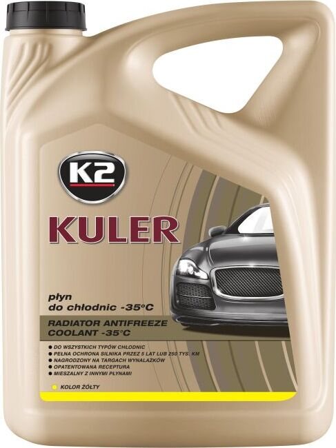 K2 KULER - Ready-to-use coolant -35°C 5 l Keltainen