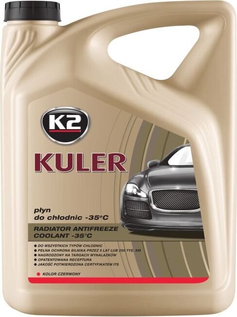 K2 KULER - Ready-to-use coolant -35°C 5 l Punainen