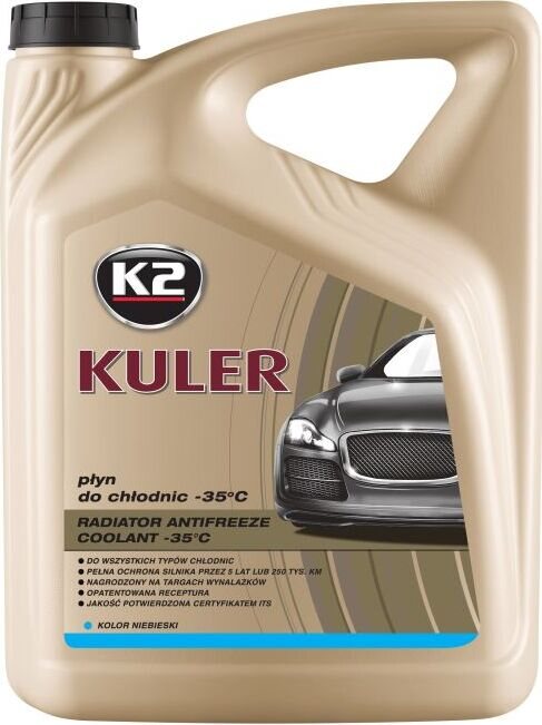 K2 KULER - Ready-to-use coolant -35°C 5 l Sininen