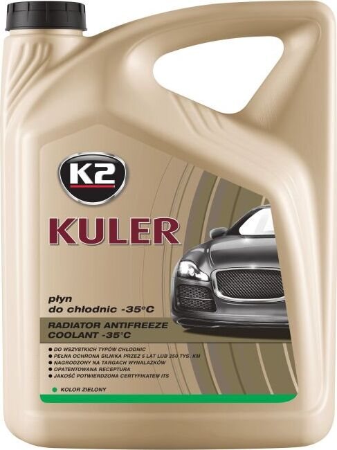 K2 KULER - Ready-to-use coolant -35°C 5 l Vihreä
