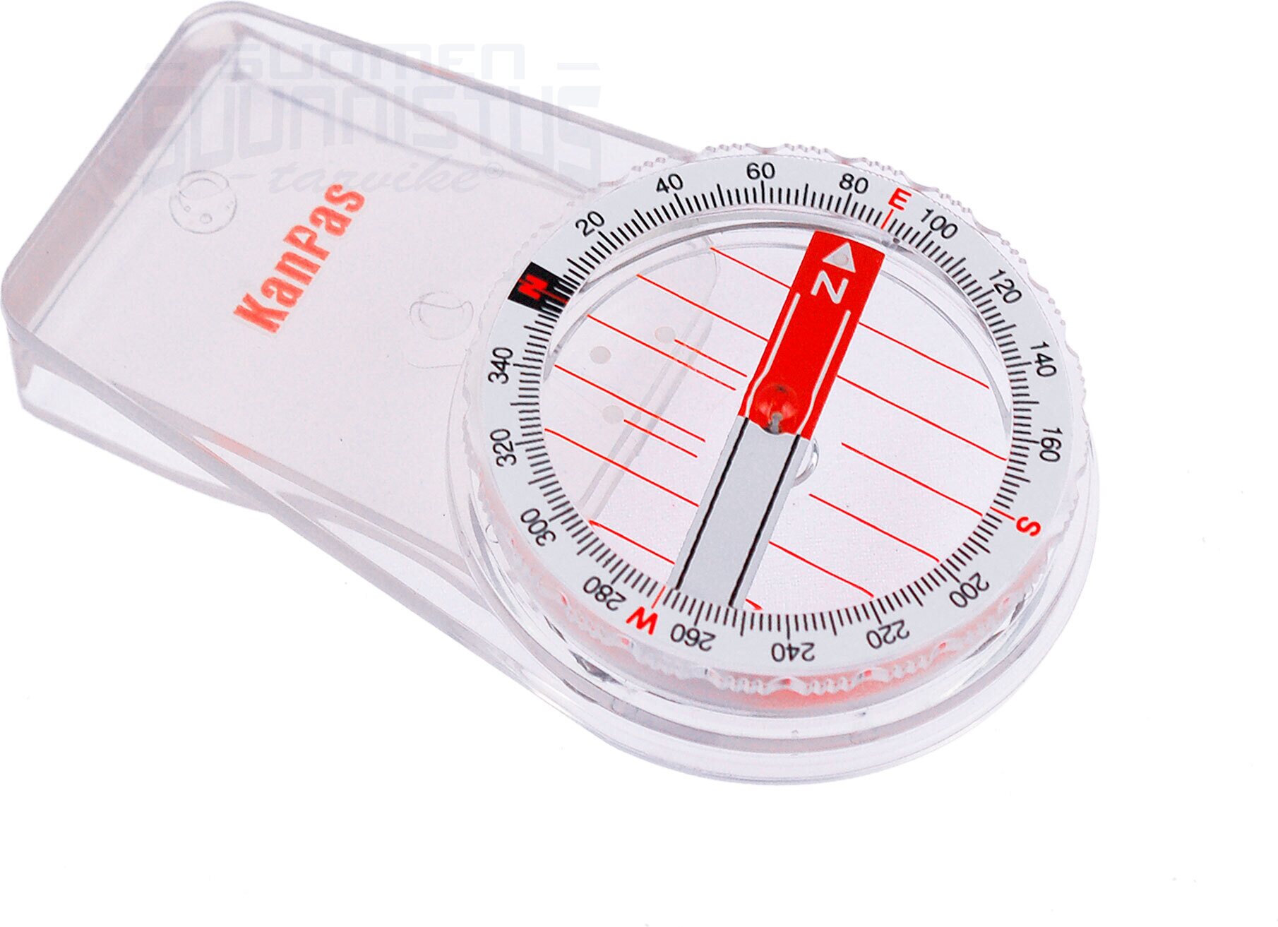 KANPAS MTB-43-F karttatelinekompassi Asteet