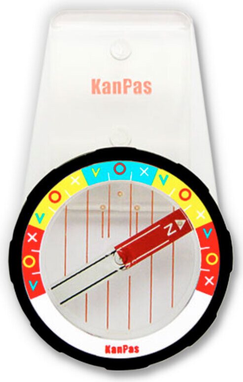 KANPAS MTB-45-FS Stable karttalevykompassi Regnbåge