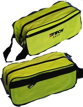 OLTECH SB08 -säilytyslaukku tossuille Lime/musta