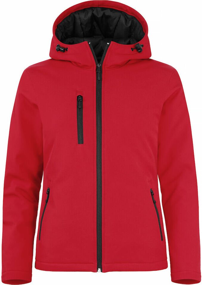 CLIQUE Padded Hoody Softshell Lady Red (35)