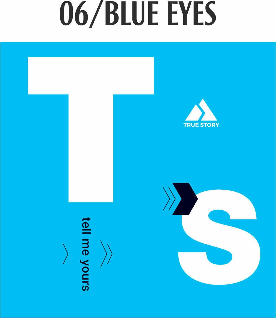 TRUE STORY Reflective headband - 06 Blue eyes