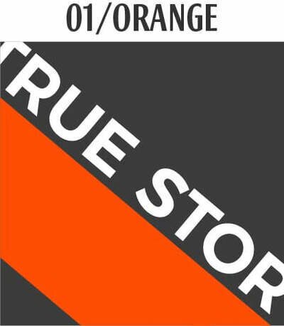 TRUE STORY Classic mesh o-shirt short sleeves, kids - 01 Orange