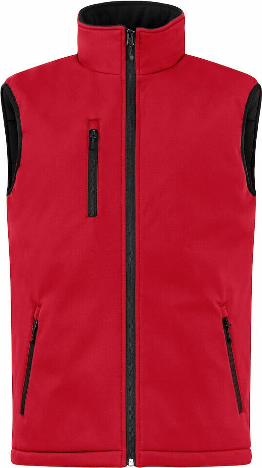CLIQUE Padded Softshell Vest Red (35)