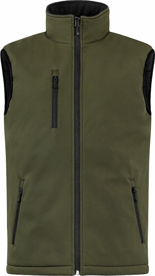 CLIQUE Padded Softshell Vest Fog green (75)