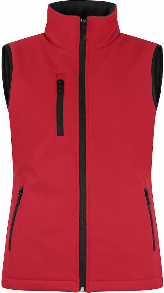 CLIQUE Padded Softshell Vest Lady Red (35)
