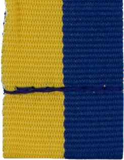 Q-mitalinauha 20 mm Keltainen/sininen