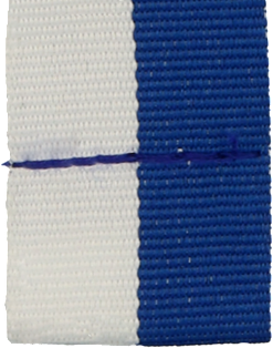 Q-mitalinauha 20 mm Valkoinen/sininen