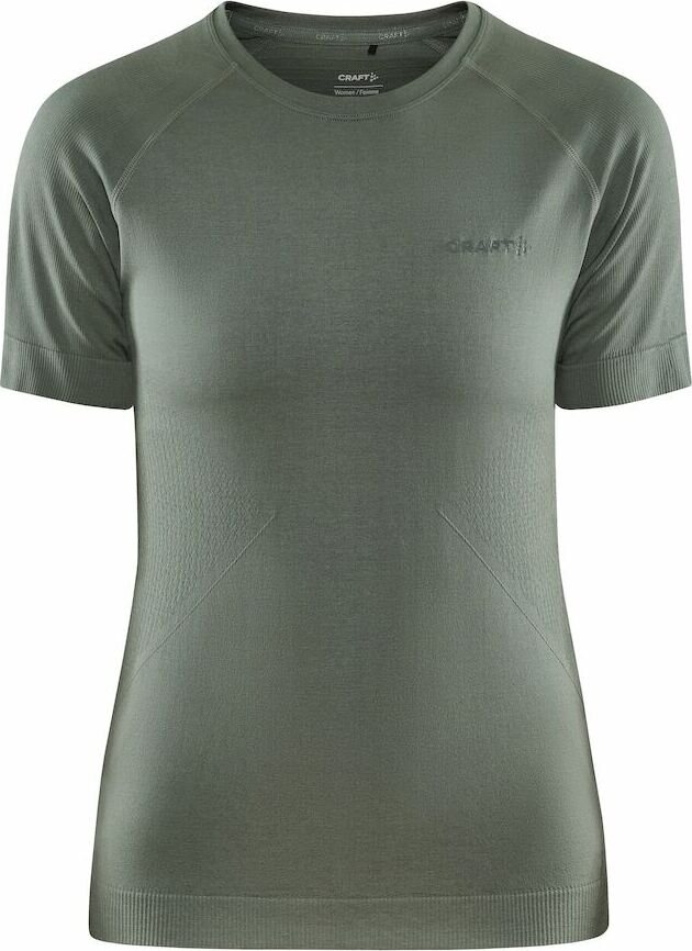 CRAFT CORE Dry -naisten hengittävä lyhythihainen aluspaita Sammal (687000)