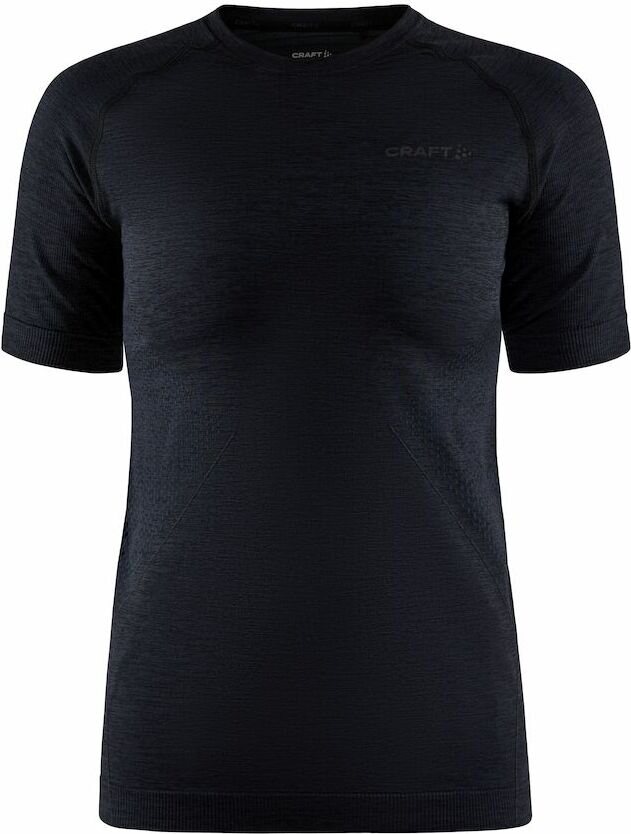 CRAFT CORE Dry -naisten hengittävä lyhythihainen aluspaita Musta (B999000)