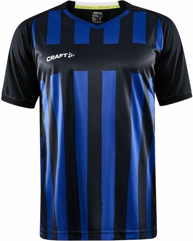 CRAFT Progress 2.0 Stripe Jersey M Musta/koboltti (999346)