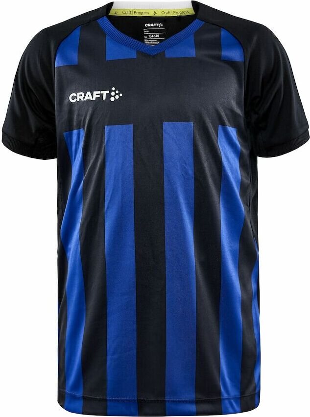 CRAFT Progress 2.0 Stripe Jersey JR Musta/koboltti (999346)