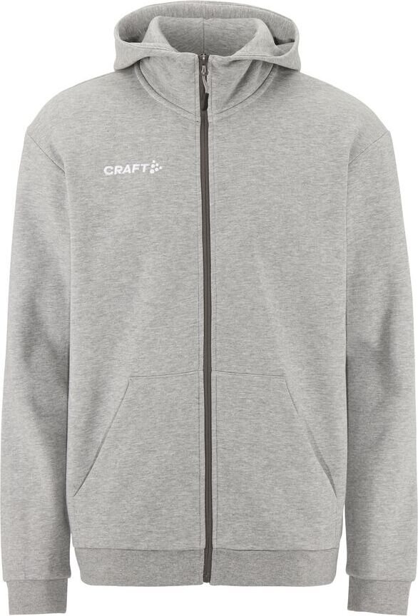 CRAFT Community 2.0 Logo FZ Hoodie M Meleerattu harmaa (950000)