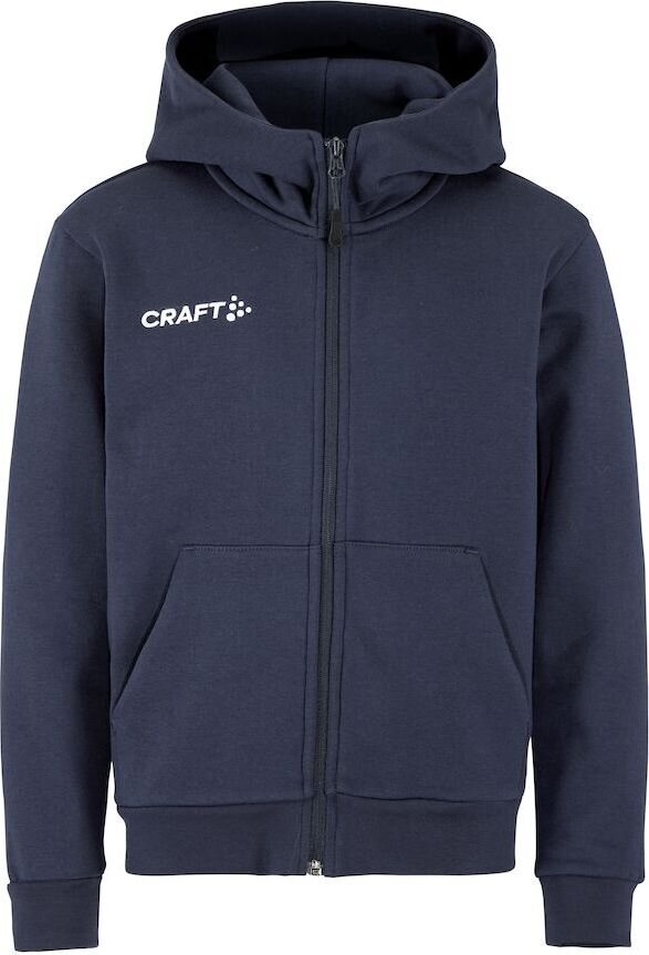 CRAFT Community 2.0 Logo FZ Hoodie Jr Laivastonsininen (390000)