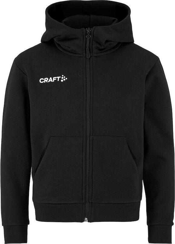 CRAFT Community 2.0 Logo FZ Hoodie Jr Musta (999000)