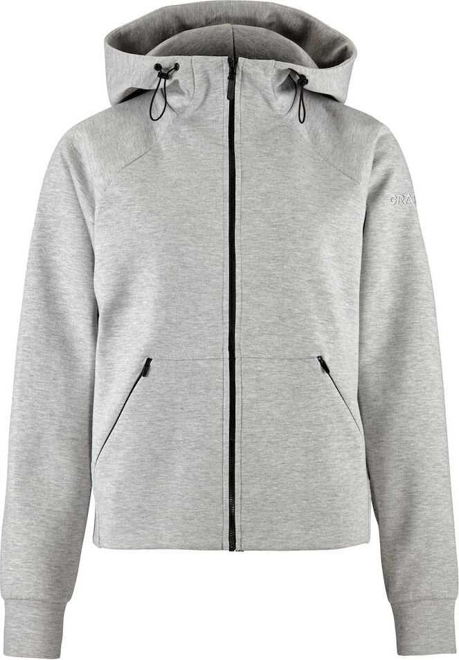 CRAFT ADV Join FZ Hoodie W Meleerattu harmaa (950000)