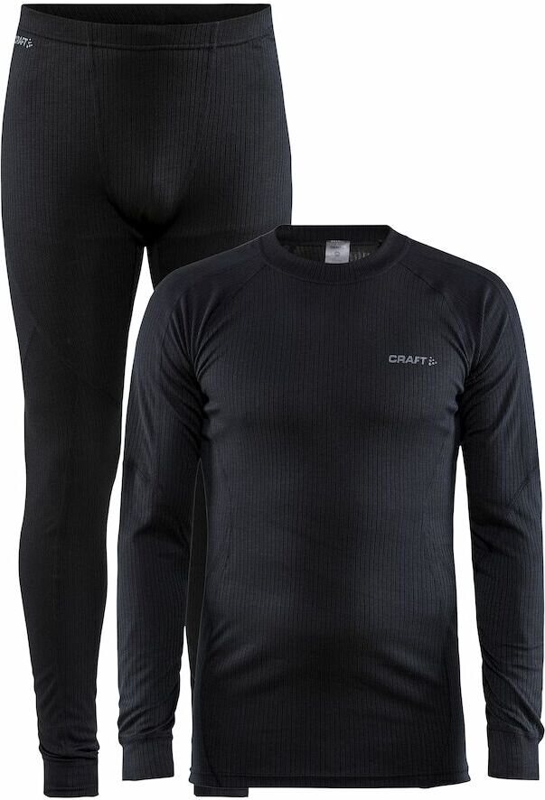 CRAFT CORE Dry Baselayer Set M Musta (999000)