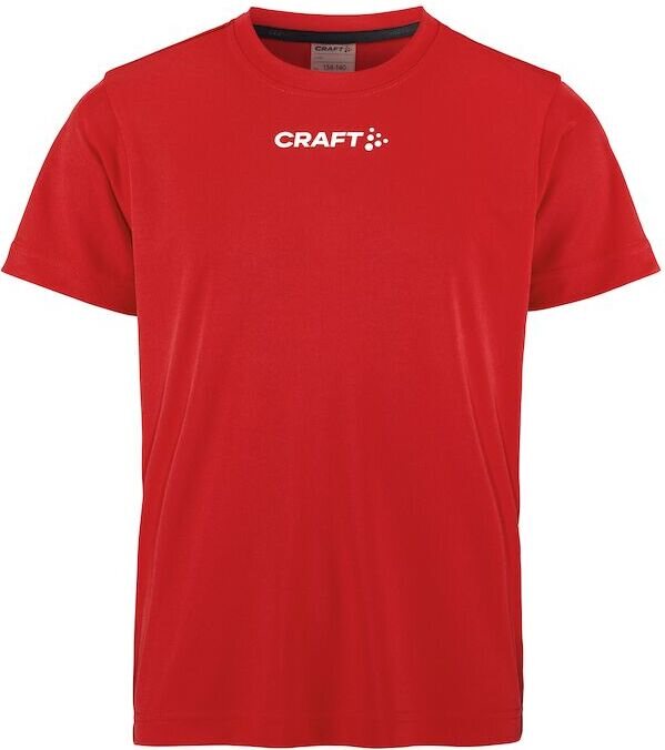 CRAFT Squad Go Function Tee Jr Kirkkaan punainen (430000)