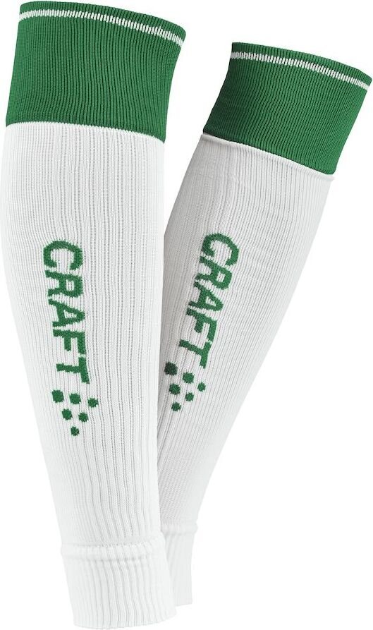 CRAFT Progress 2.0 Contrast Sock W-O Foot Valkoinen/vihreä (900651)