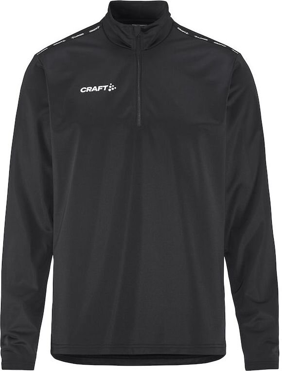 CRAFT Squad Go -miesten puolivetoketjullinen treenitakki Musta (999000)
