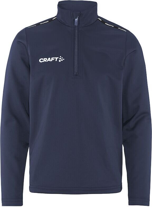 CRAFT Squad Go -lasten puolivetoketjullinen treenitakki Laivastonsininen (390000)