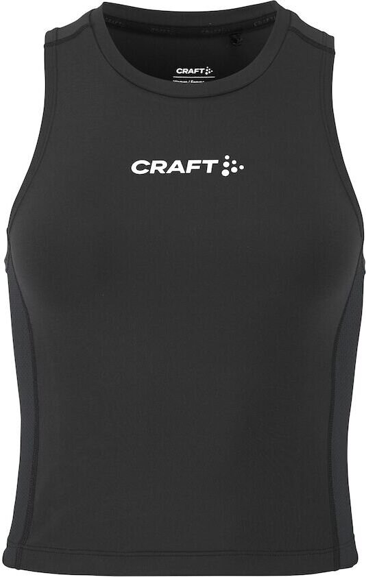 CRAFT Rush 2.0 Crop Singlet W Musta (999000)