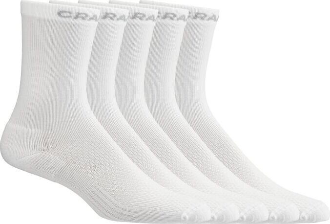 CRAFT CORE Dry High Sock 5-pack Valkoinen (900000)