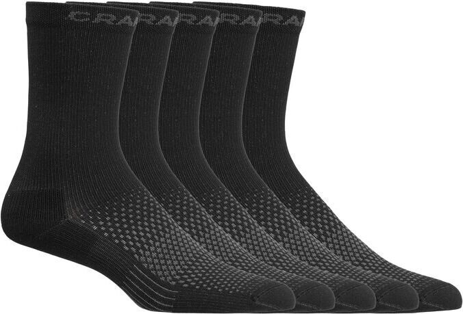 CRAFT CORE Dry High Sock 5-pack Musta (999000)