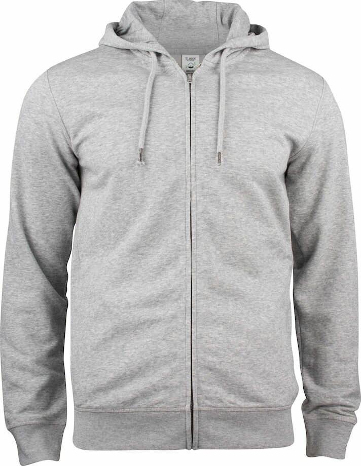 CLIQUE Premium OC Hoody Full Zip Grey melange (95)