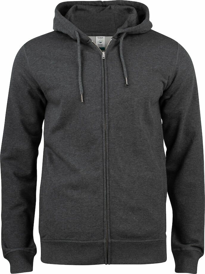 CLIQUE Premium OC Hoody Full Zip Antracite melange (955)