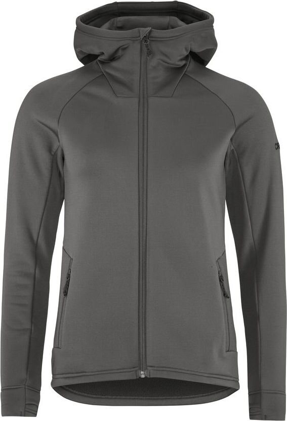 CRAFT ADV Explore -naisten tekninen fleece hupparitakki Graniitti (985000)
