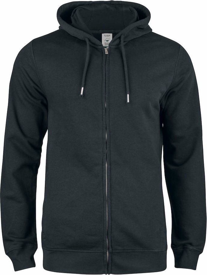CLIQUE Premium OC Hoody Full Zip Black (99)