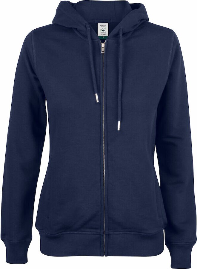 CLIQUE Premium OC Hoody Full Zip Ladies Dark navy (580)