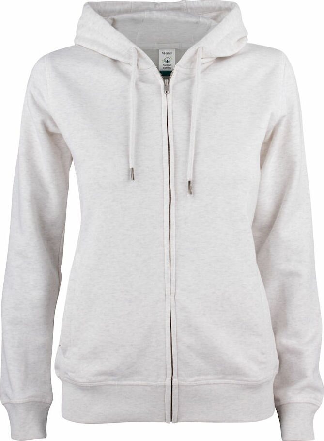 CLIQUE Premium OC Hoody Full Zip Ladies Nature melange (925)