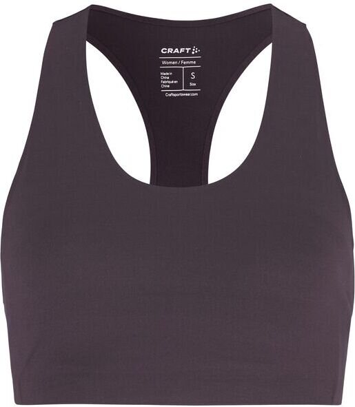 CRAFT Collective -naisten pehmustettu urheilurintaliivi Tumma luumu (499000)