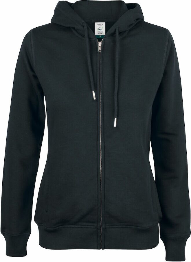 CLIQUE Premium OC Hoody Full Zip Ladies Black (99)