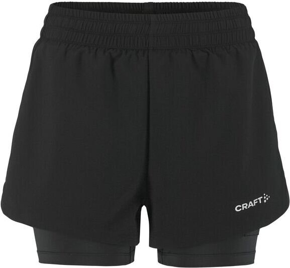 CRAFT ADV Essence 2-in-1 shorts 2 W Musta (999000)