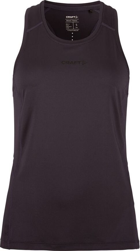 CRAFT ADV Essence 2.0 -naisten hihaton treenipaita Tumma luumu (499000)