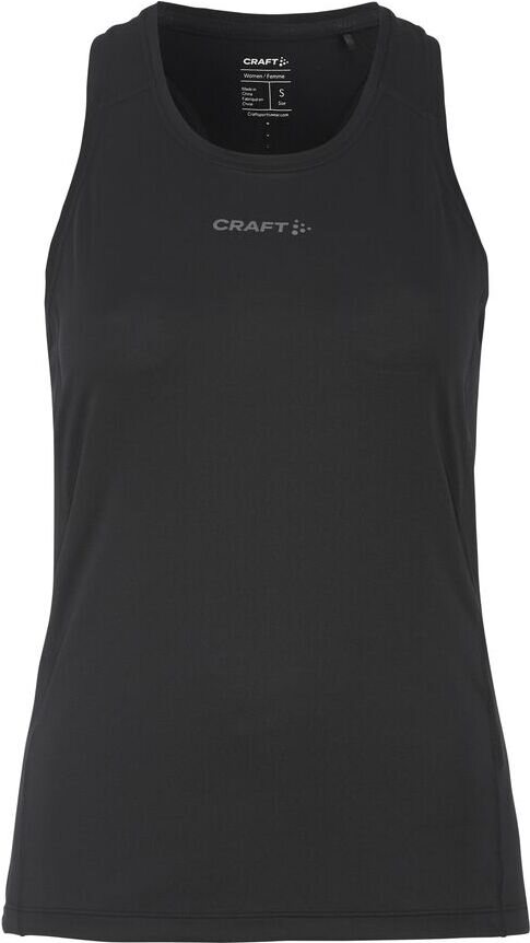 CRAFT ADV Essence 2.0 -naisten hihaton treenipaita Musta (999000)