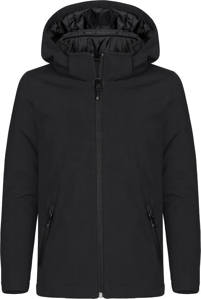 CLIQUE Padded Hoody Softshell Junior Musta (99)