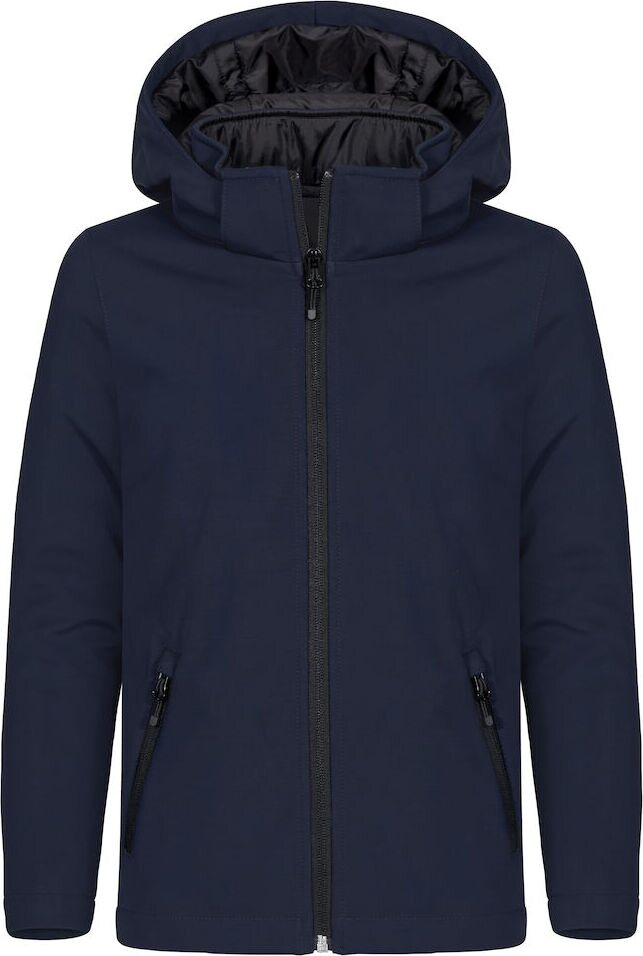 CLIQUE Padded Hoody Softshell Junior Tummansininen (580)