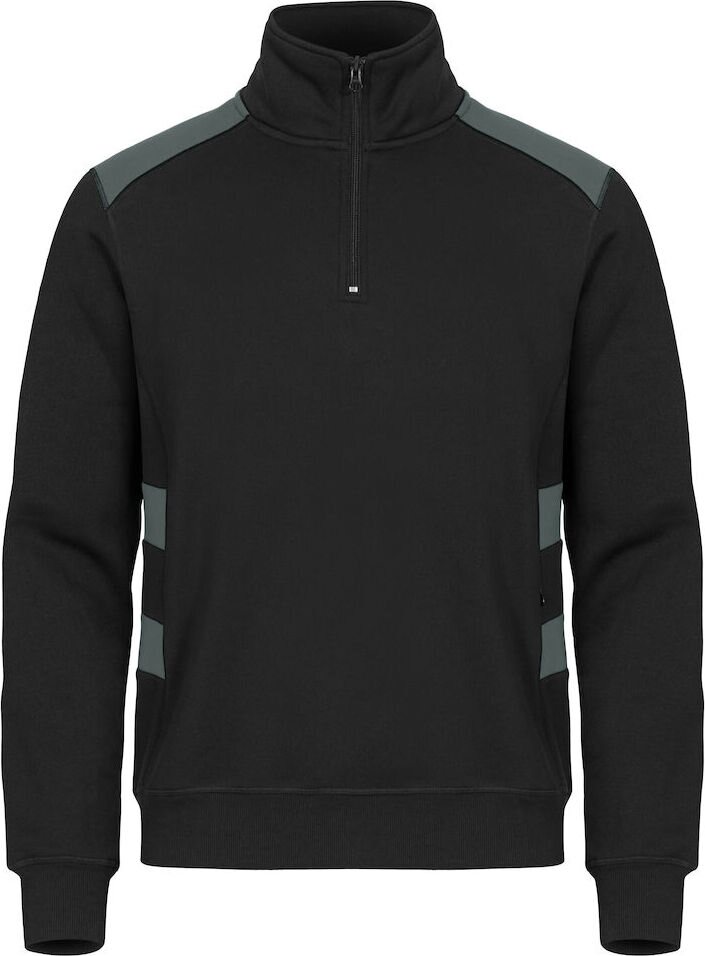 CLIQUE Ambition -unisex-mallinen puolivetoketjullinen collegepaita Lyijy (96)